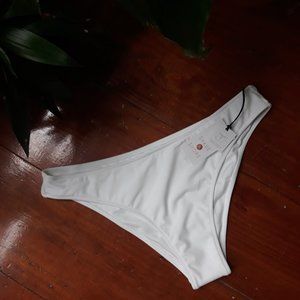 Shade and Shore White Bikini Bottoms Sz M